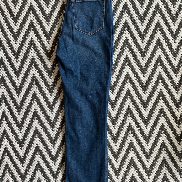 NWOT Abercrombie & Fitch Curve Love The Ankle Straight Ultra High Rise Jean - Picture 5 of 7